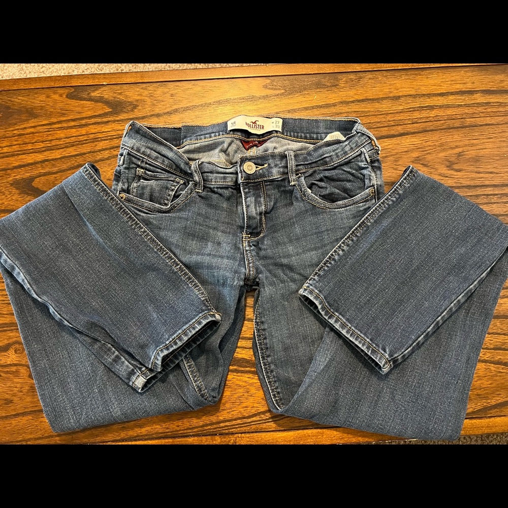 Hollister SoCal Stretch Dark Wash Skinny Jeans size 27